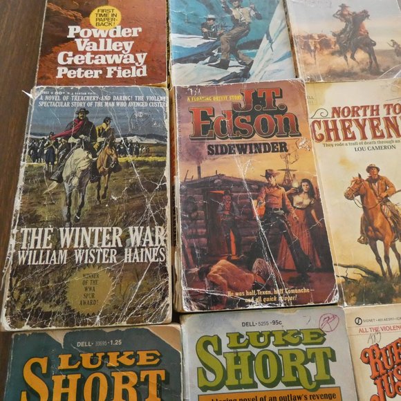 Lot of 10 Vintage 60s 70s Western Paperbacks~ Luke Short and More - Picture 3 of 10